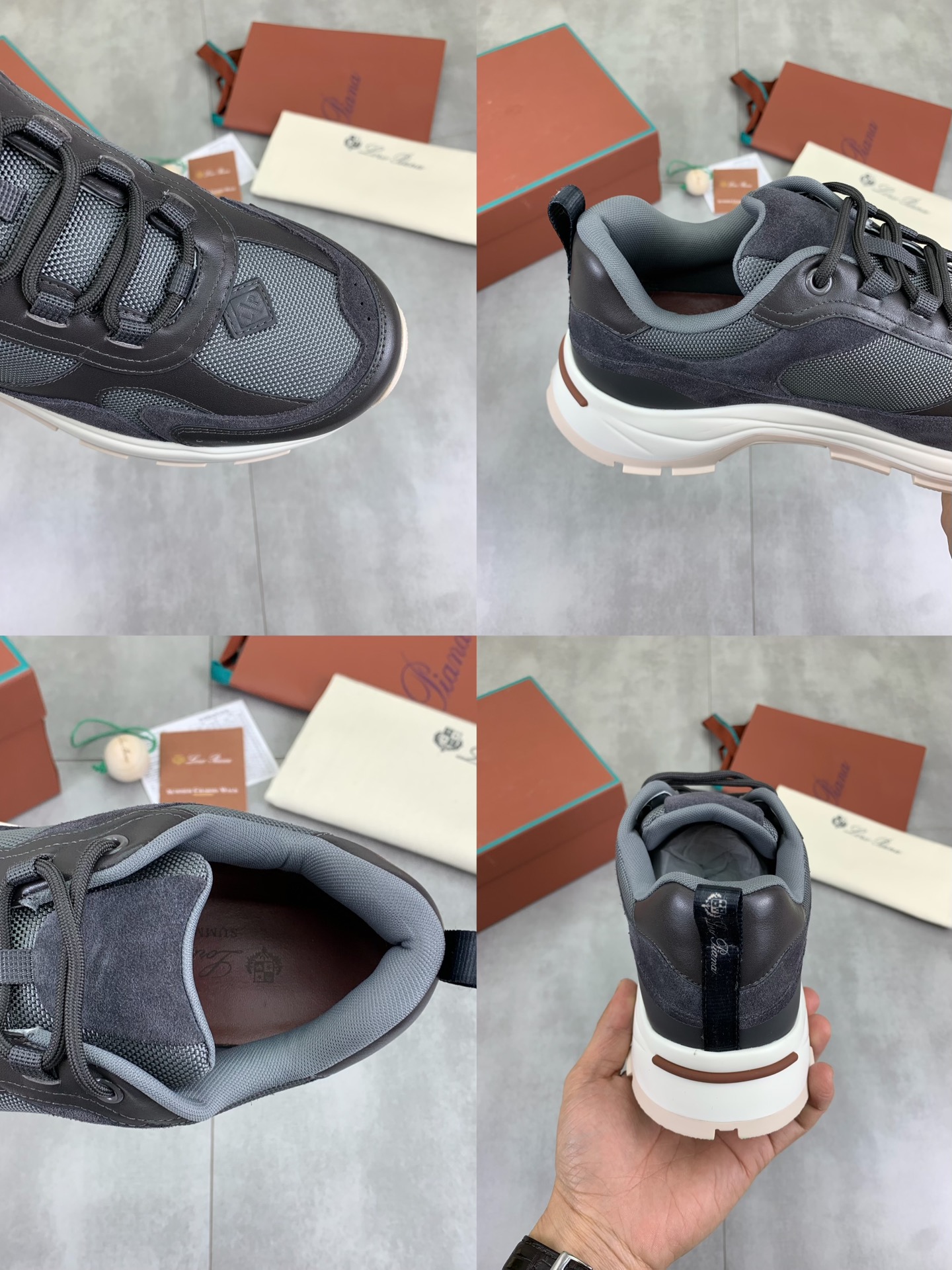 Loro Piana Men's Suede Leather Runner: Comfortable, Stylish Sneakers 10 i1742312337814 7528 0 8