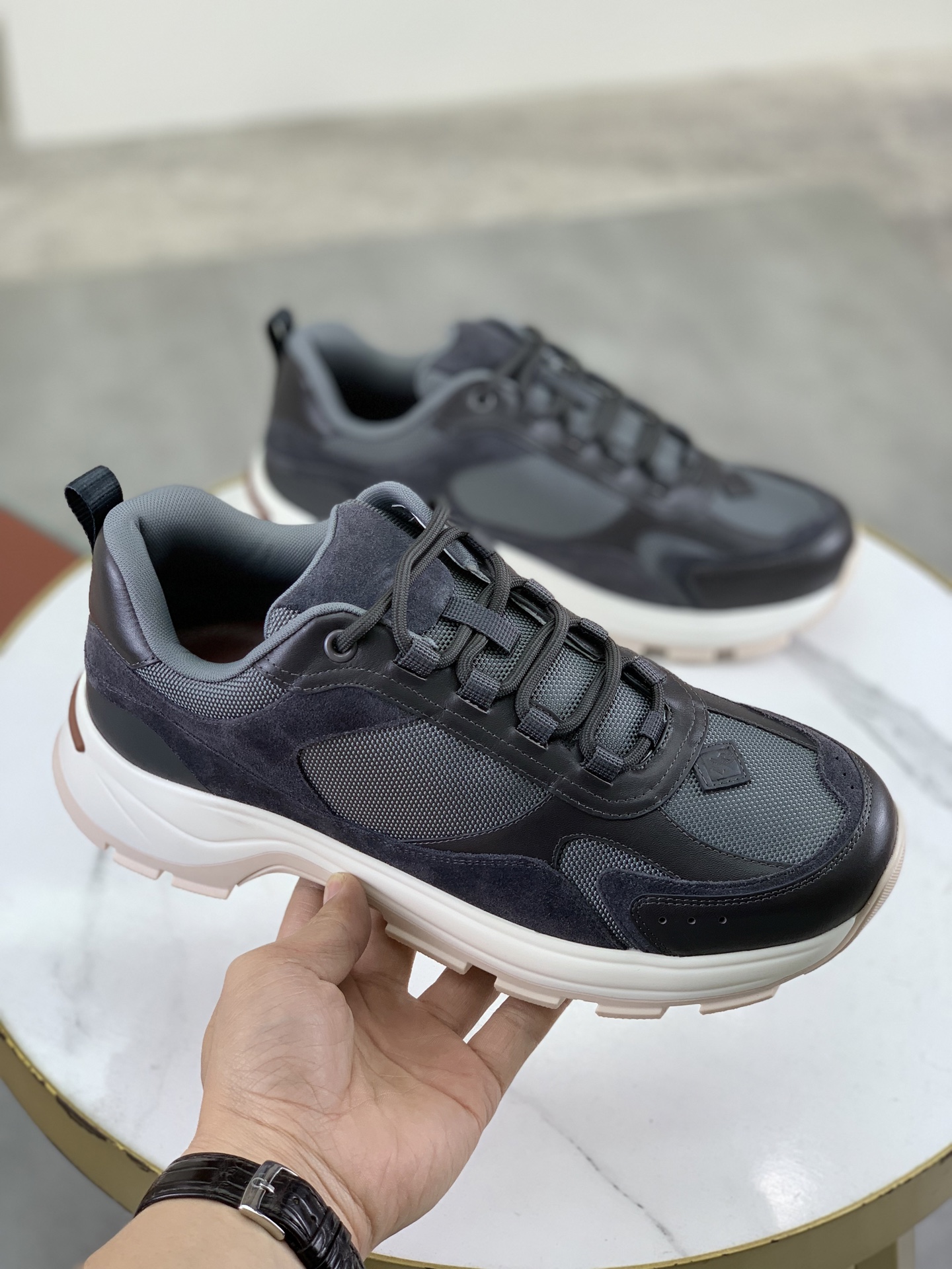 Loro Piana Men's Suede Leather Runner: Comfortable, Stylish Sneakers 4 i1742312338348 8347 0 2
