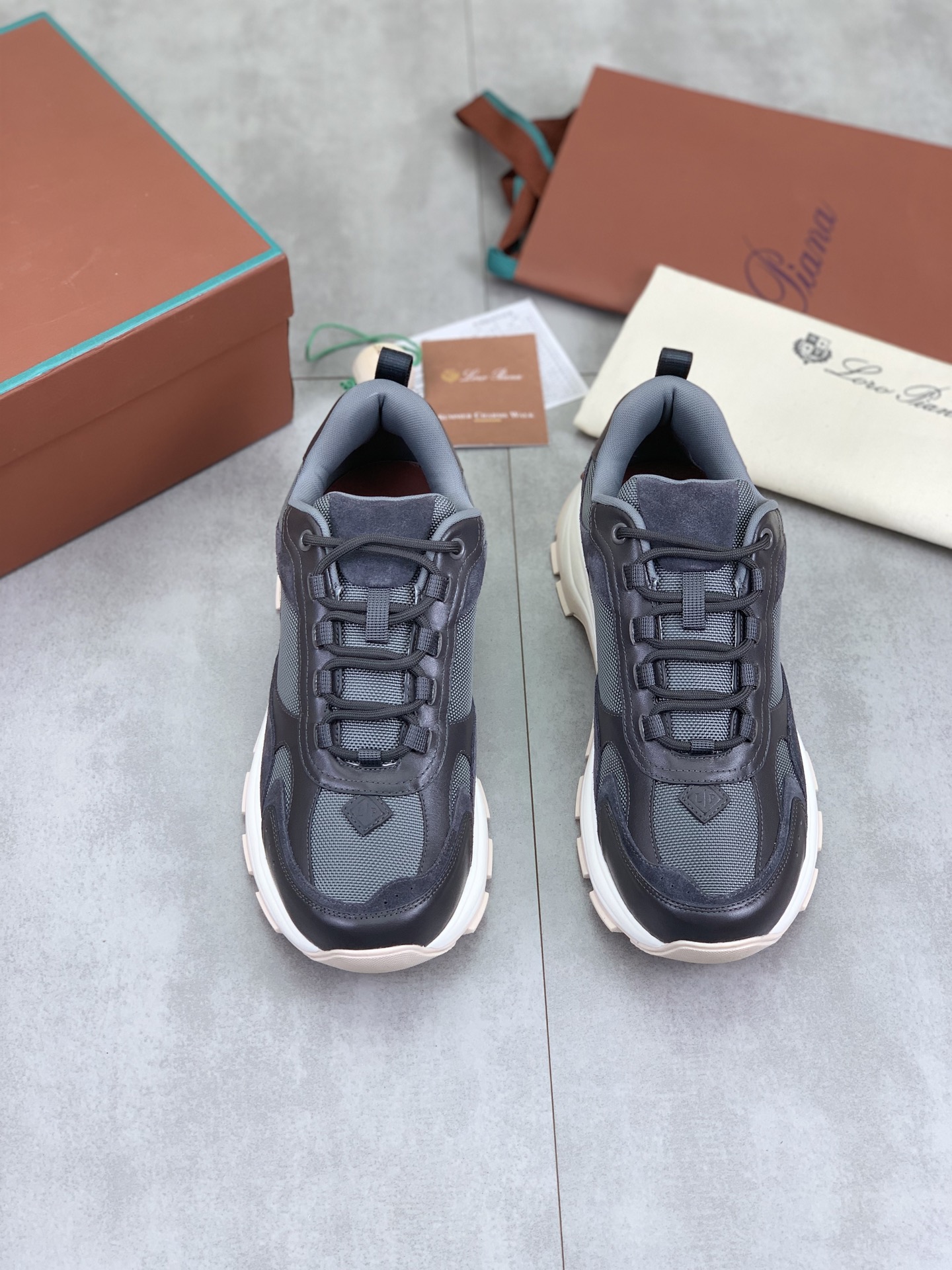 Loro Piana Men's Suede Leather Runner: Comfortable, Stylish Sneakers 3 i1742312340641 9952 0 1