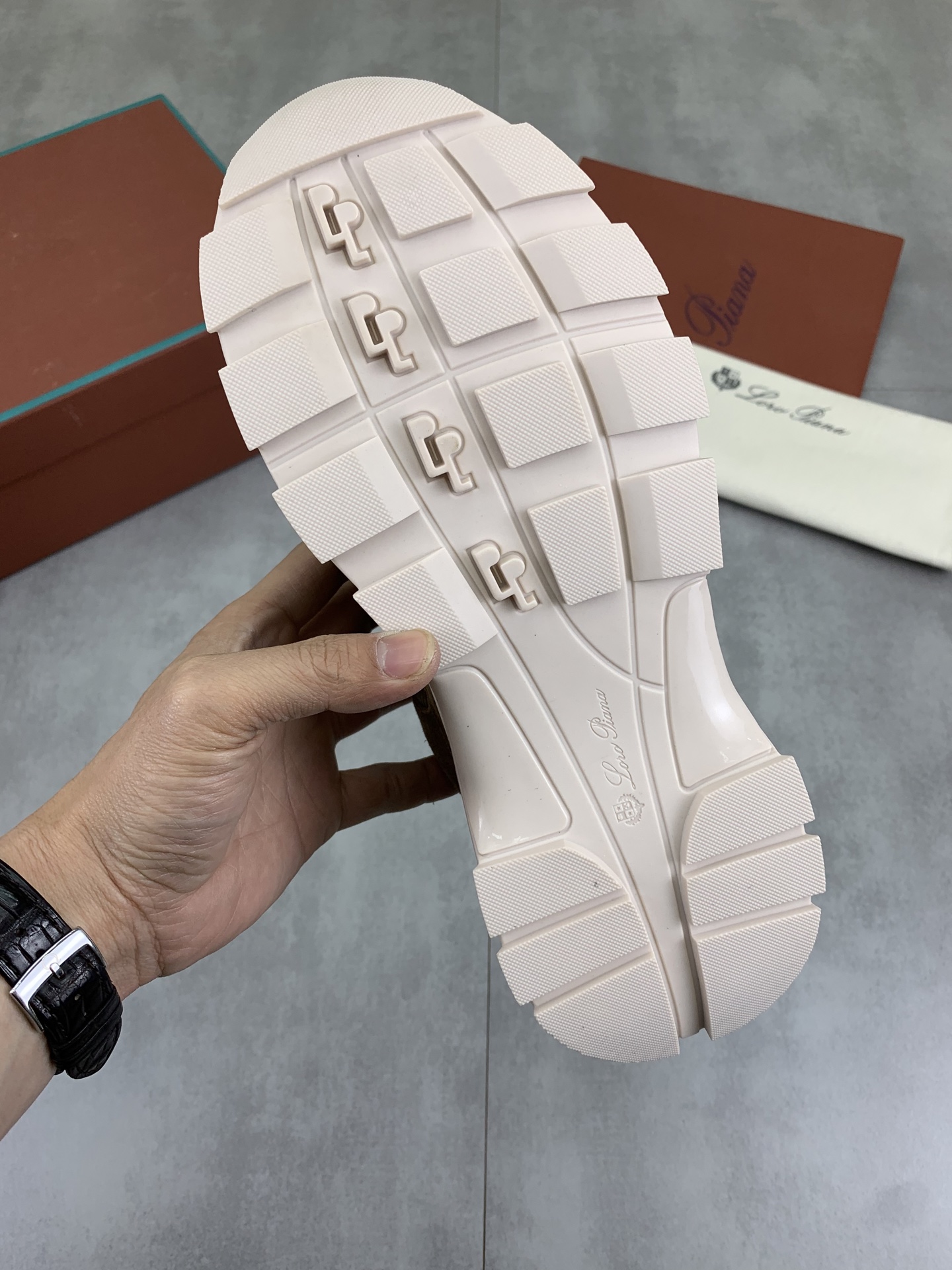 Loro Piana Men's Nubuck Leather and Mesh Sneakers - Hand-stitched & Durable 9 i1742312393132 6739 0 7