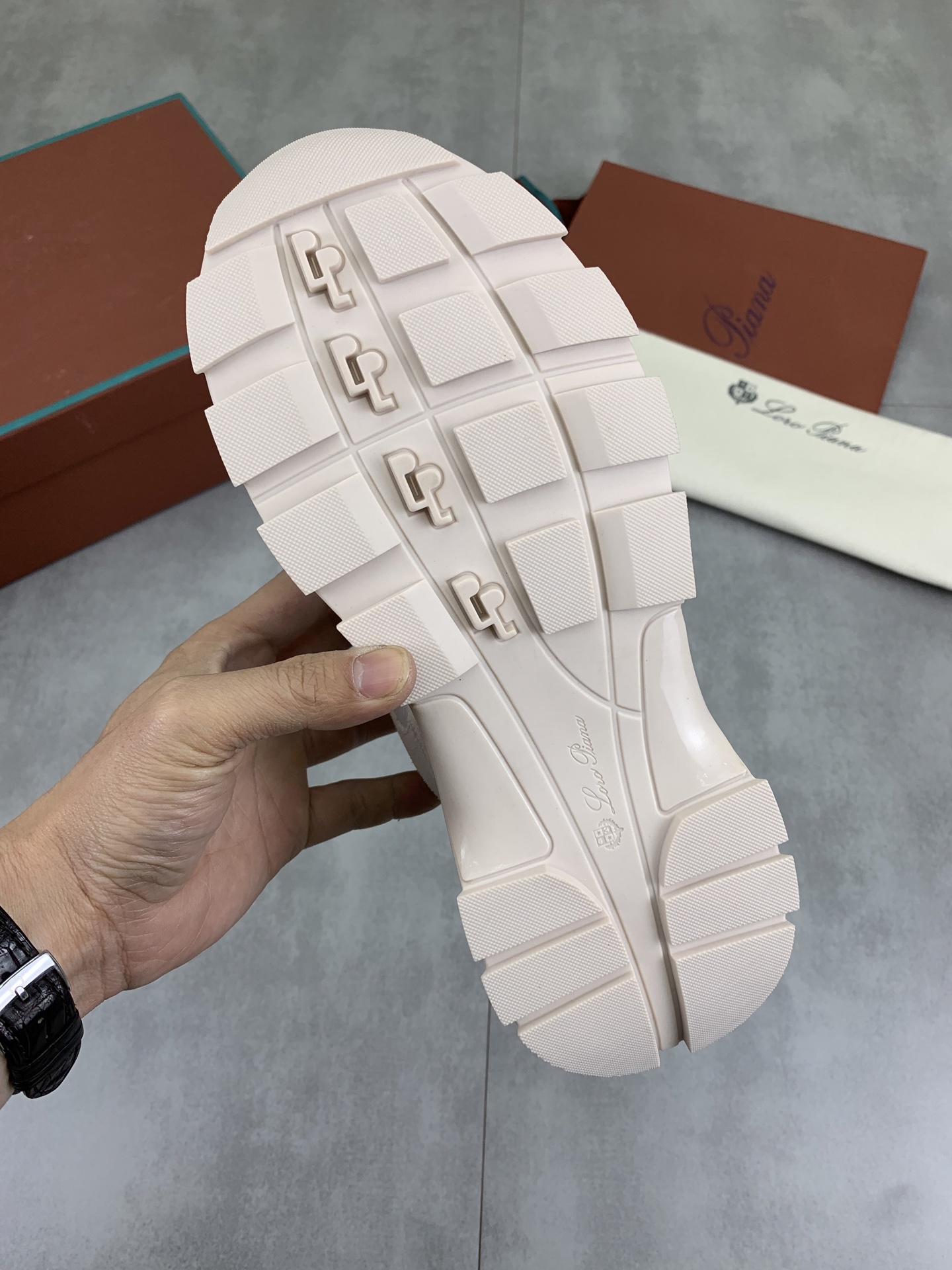 Loro Piana White Suede Leather Lace-Up Sneakers Size 39-44 EU 9 i1742312422584 9994 0 7