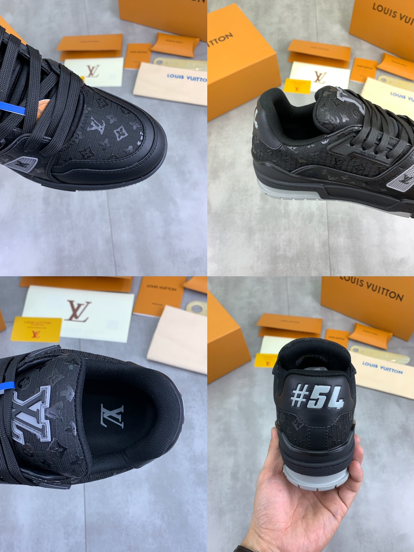 Louis Vuitton High-Top Sneakers, Original Leather, Comfortable TPU Sole Men's Shoes 24 i1743269430224 2372 0 8