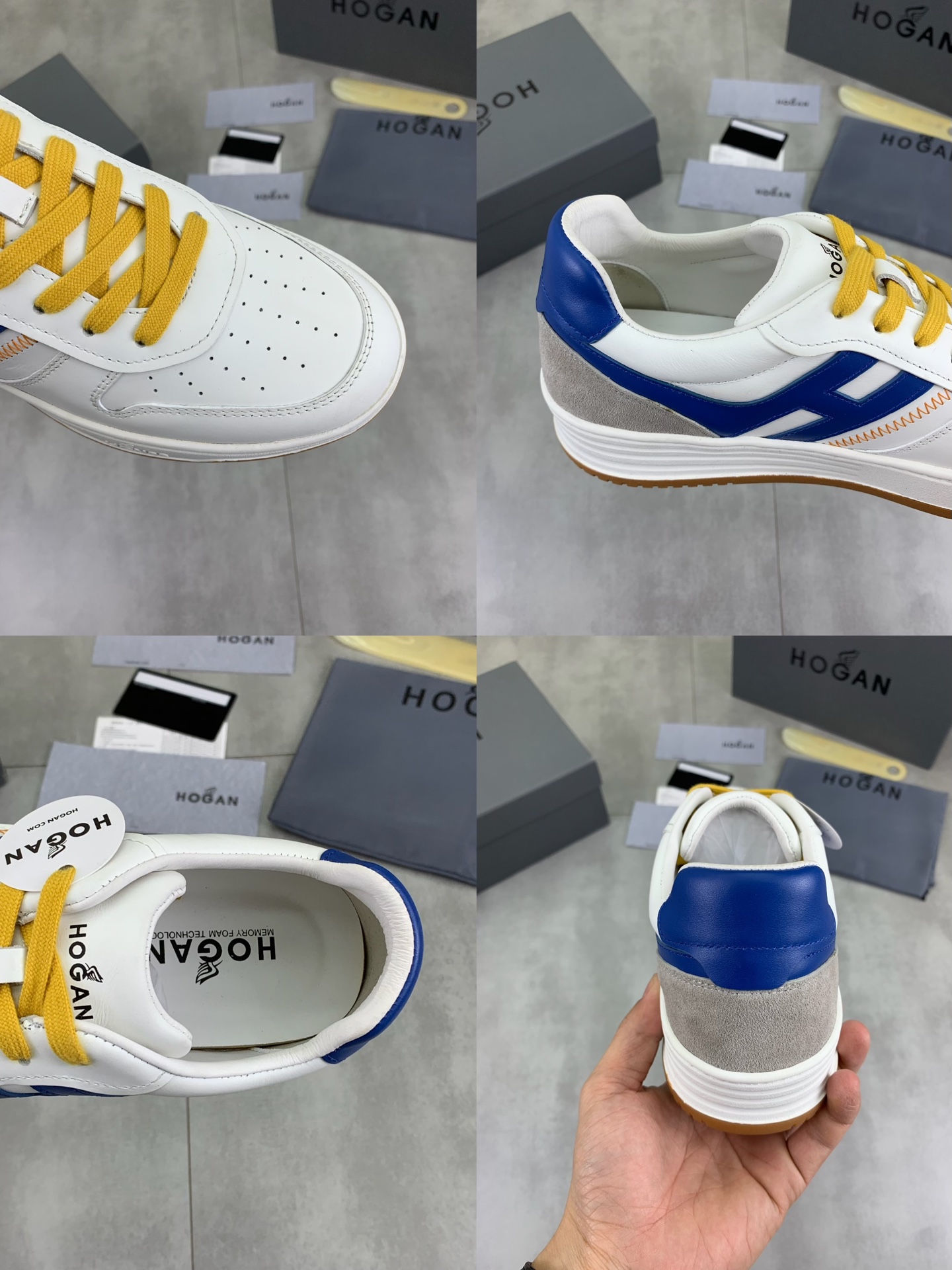 Hogan H630 Series Retro Sneakers - Premium Leather, Comfortable EVA Sole 10 i1744215844721 3632 0 8