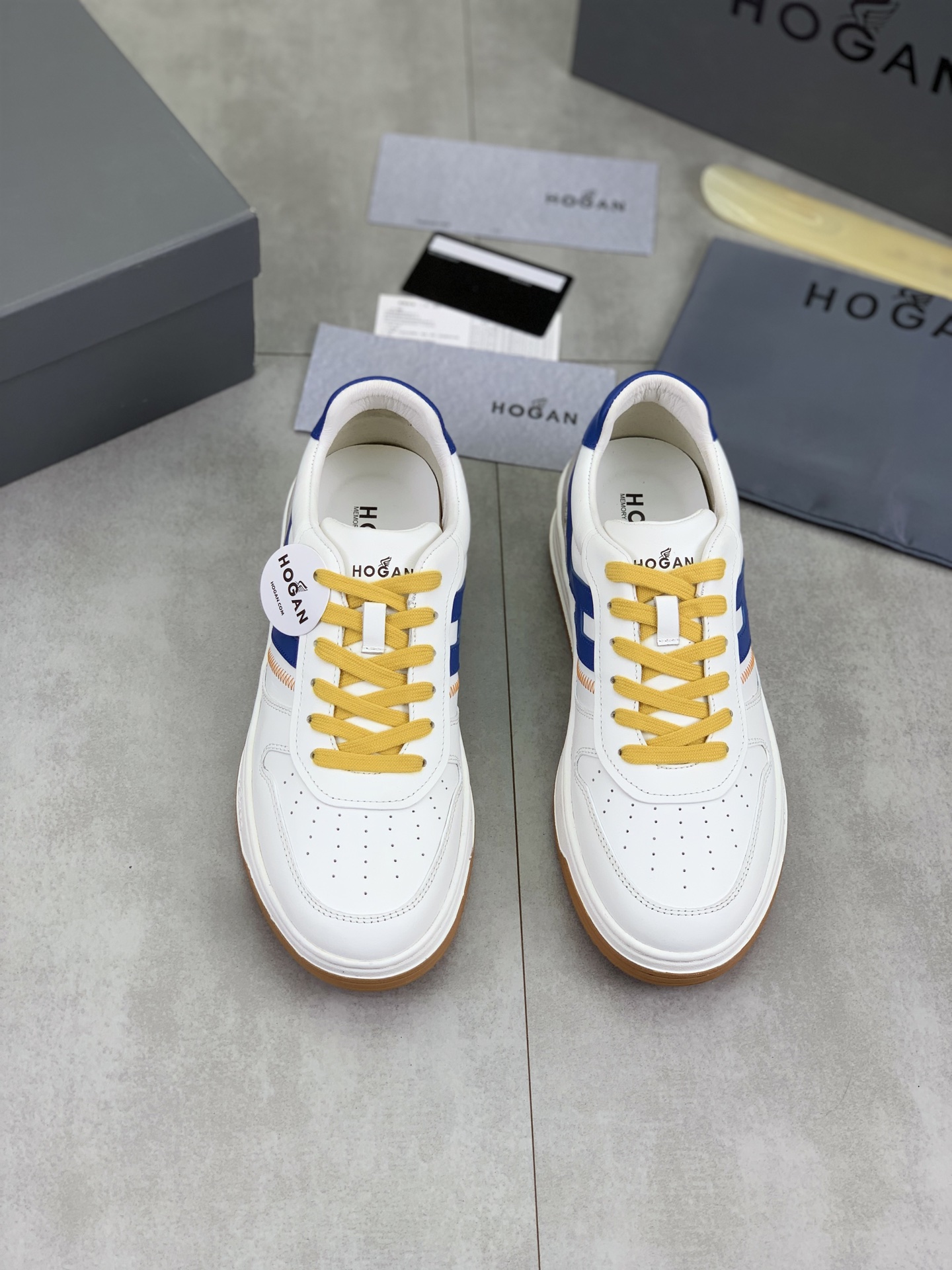 Hogan H630 Series Retro Sneakers - Premium Leather, Comfortable EVA Sole 3 i1744215845268 7808 0 1
