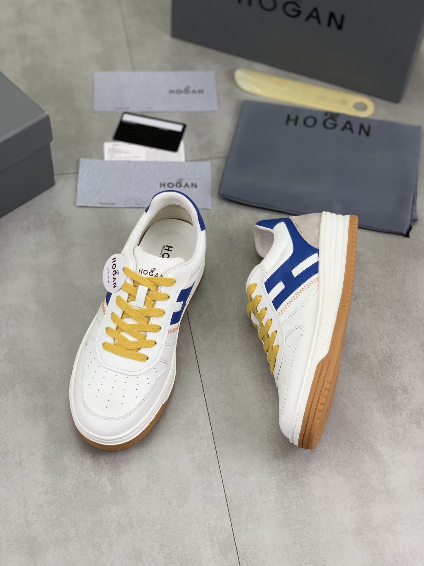 Hogan H630 Series Retro Sneakers - Premium Leather, Comfortable EVA Sole 6 i1744215846815 3803 0 4