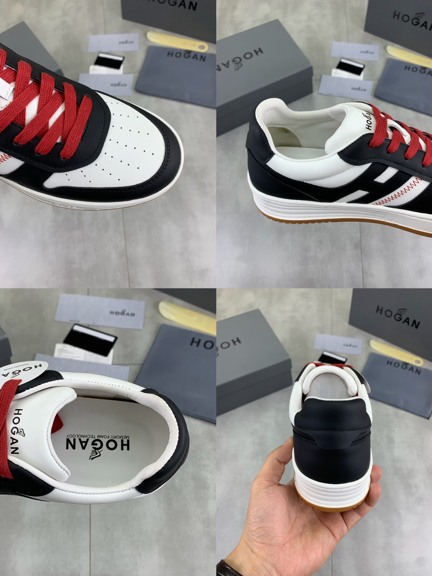 Hogan H630 Series Sneakers - Retro Style, Comfortable EVA Sole, HGN86 Detailing 10 i1744215974566 478 0 8