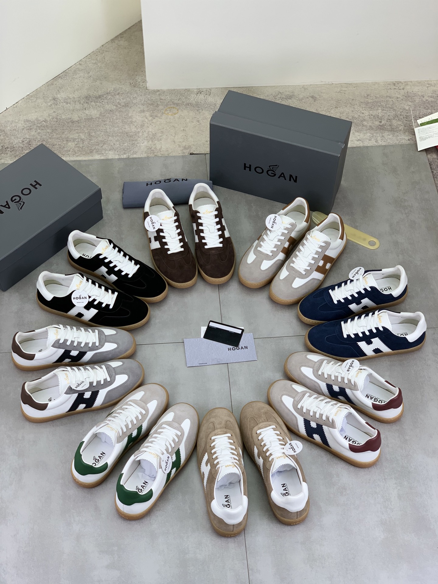 Hogan H630 Series Leather Sneakers Retro Basketball Shoes - Modern Urban Style 11 i1744216116843 2653 0 9