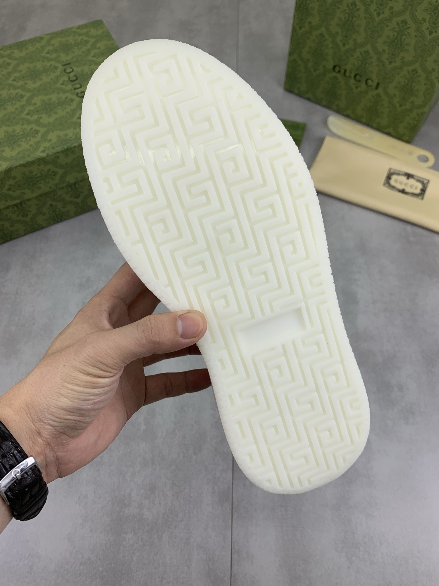 Gucci Latest Casual Sneakers, Premium Leather, Perforated Design, Size 39-44 9 i1746379162279 2787 0 7