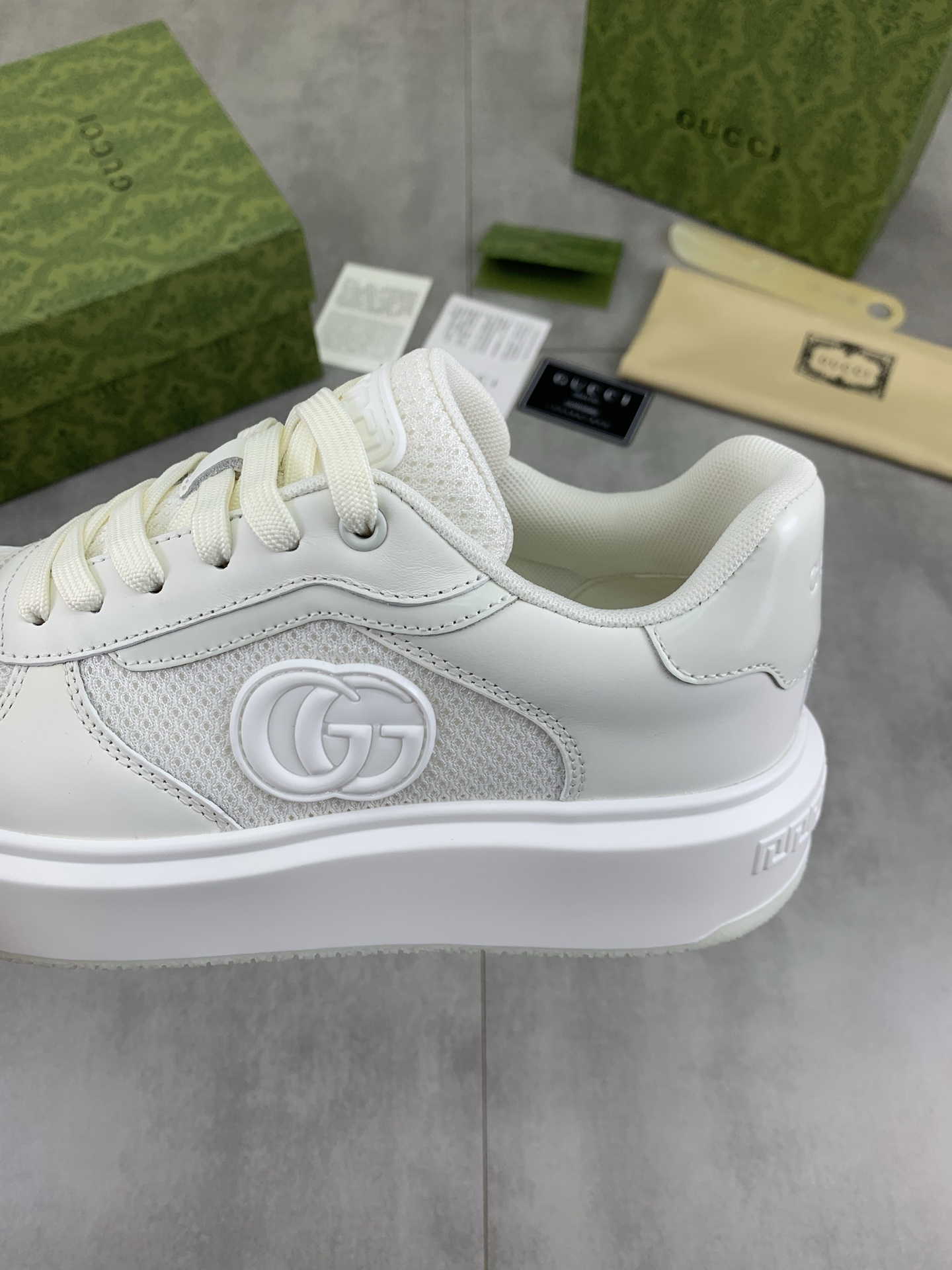 Gucci Latest Casual Sneakers, Premium Leather, Perforated Design, Size 39-44 8 i1746379171828 1353 0 6