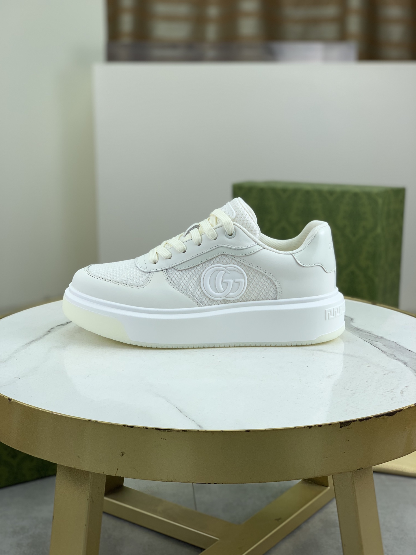 Gucci Latest Casual Sneakers, Premium Leather, Perforated Design, Size 39-44 2 i1746379172824 7585 0 0