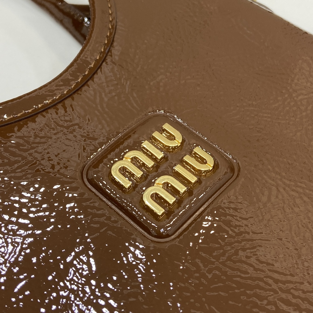 Miu Miu Mini Tote Bag - Chic & Versatile, 20.5x9x24cm - Brown Leather 6 i1744915751 2861 8
