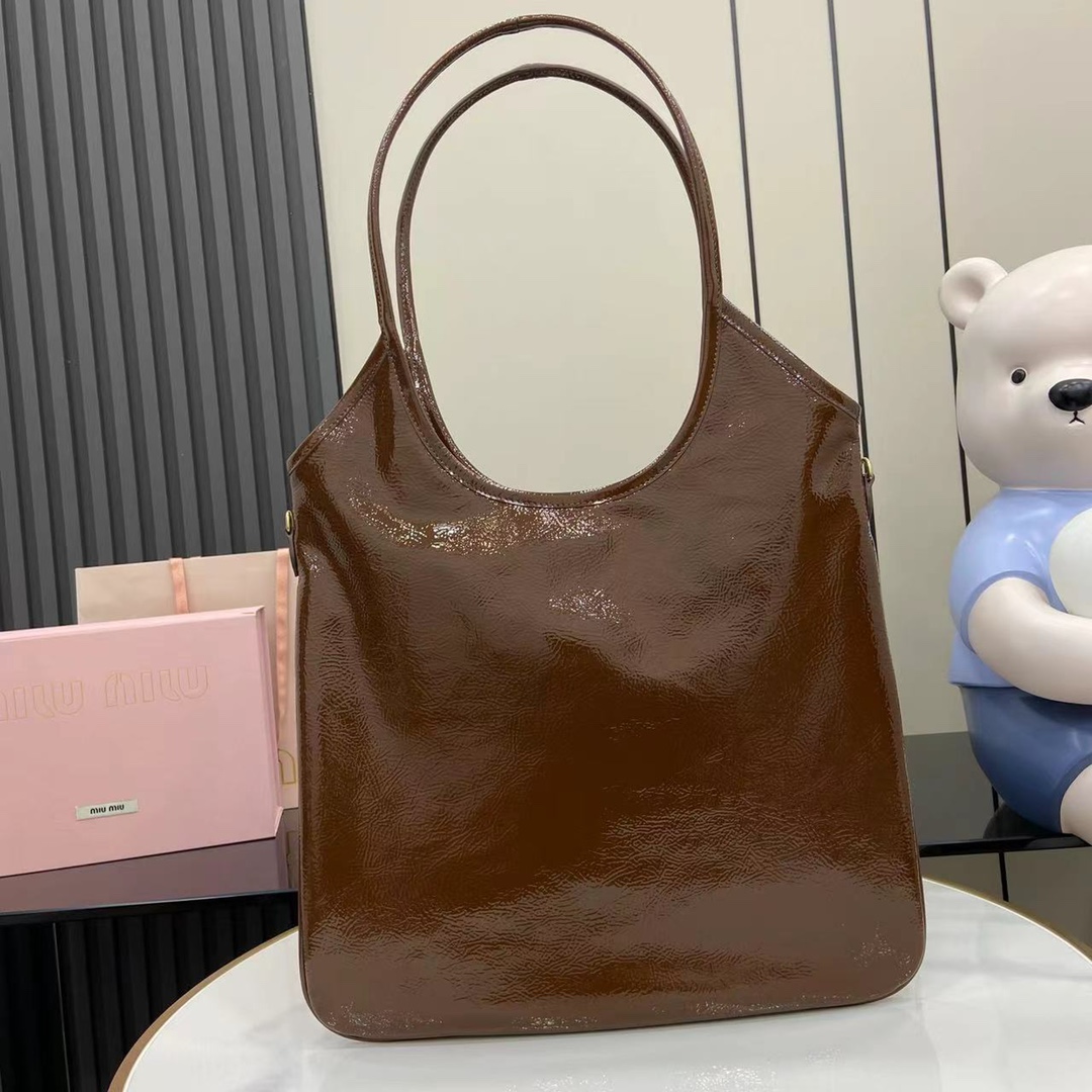 IVY Naplak Leather Tote Bag - Brown, Designer Style, Spacious & Durable 4 i1744915942 4836 2
