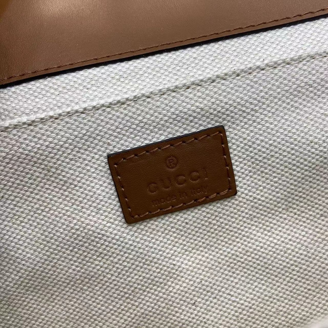 Gucci Go Monogram Blue Denim Shoulder Bag with Chain Strap - Compact & Stylish 10 i1745075289 7955 0
