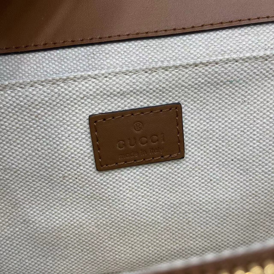 Gucci Go Monogram Canvas Shoulder Bag with Chain Strap - Compact & Chic 10 i1745075330 1120 2
