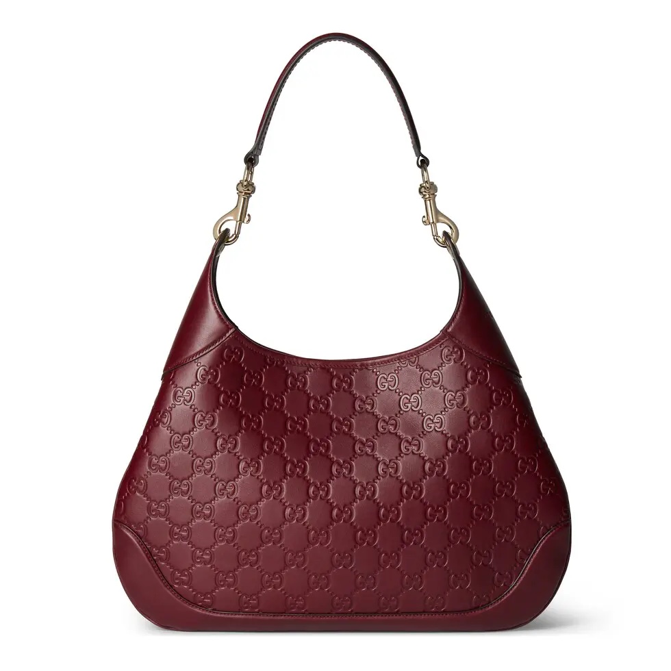 Gucci Body Double Lock Shoulder Bag in Ankara Red Embossed Leather 7 i1745163169 2431 5