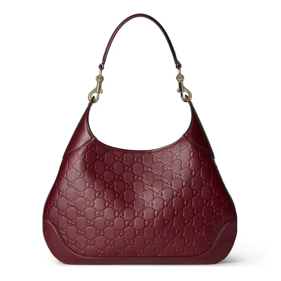 Gucci Body Double Lock Shoulder Bag in Ankara Red Embossed Leather 6 i1745163169 3112 8