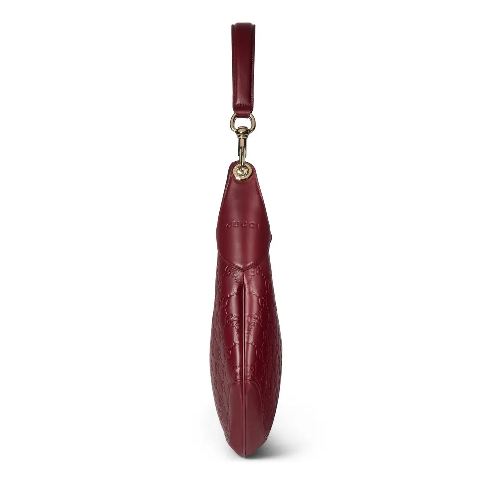 Gucci Body Double Lock Shoulder Bag in Ankara Red Embossed Leather 8 i1745163169 4649 4