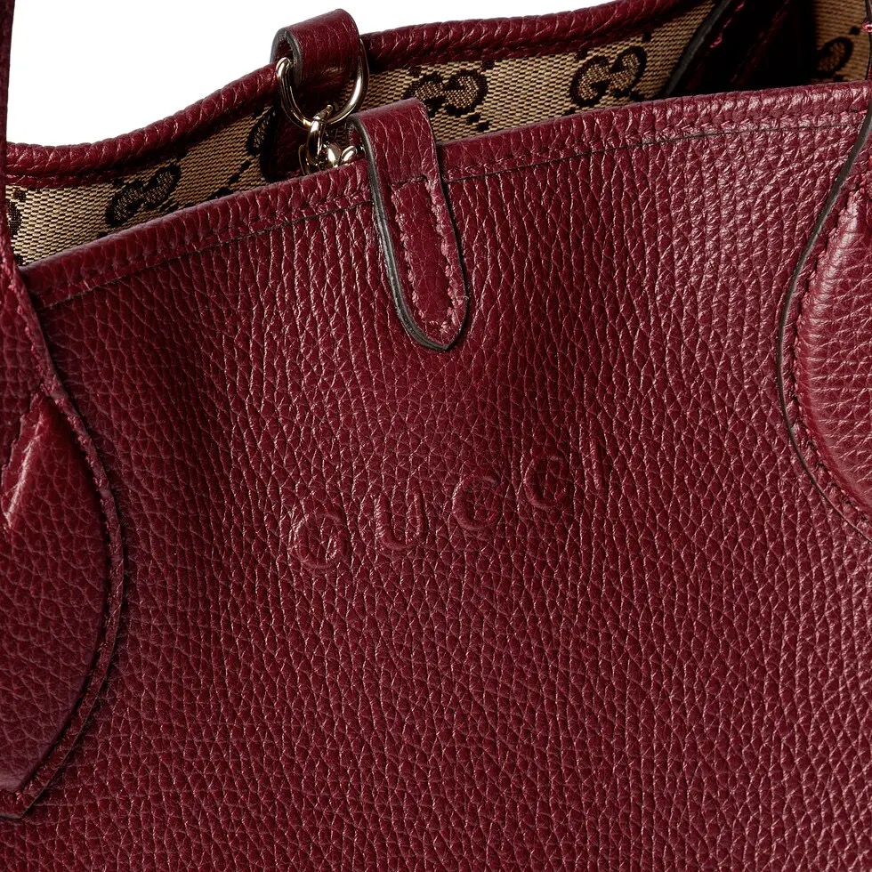 Gucci Totissima Reversible Tote Bag – Anchora Red Leather & Beige Canvas 6 i1745163697 277 3