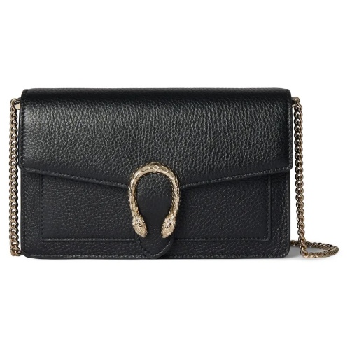 Dior Dionysus Black Grained Leather Chain Wallet, 20 cm 1 Dior Dionysus Black Grained Leather Chain Wallet, 20 cm