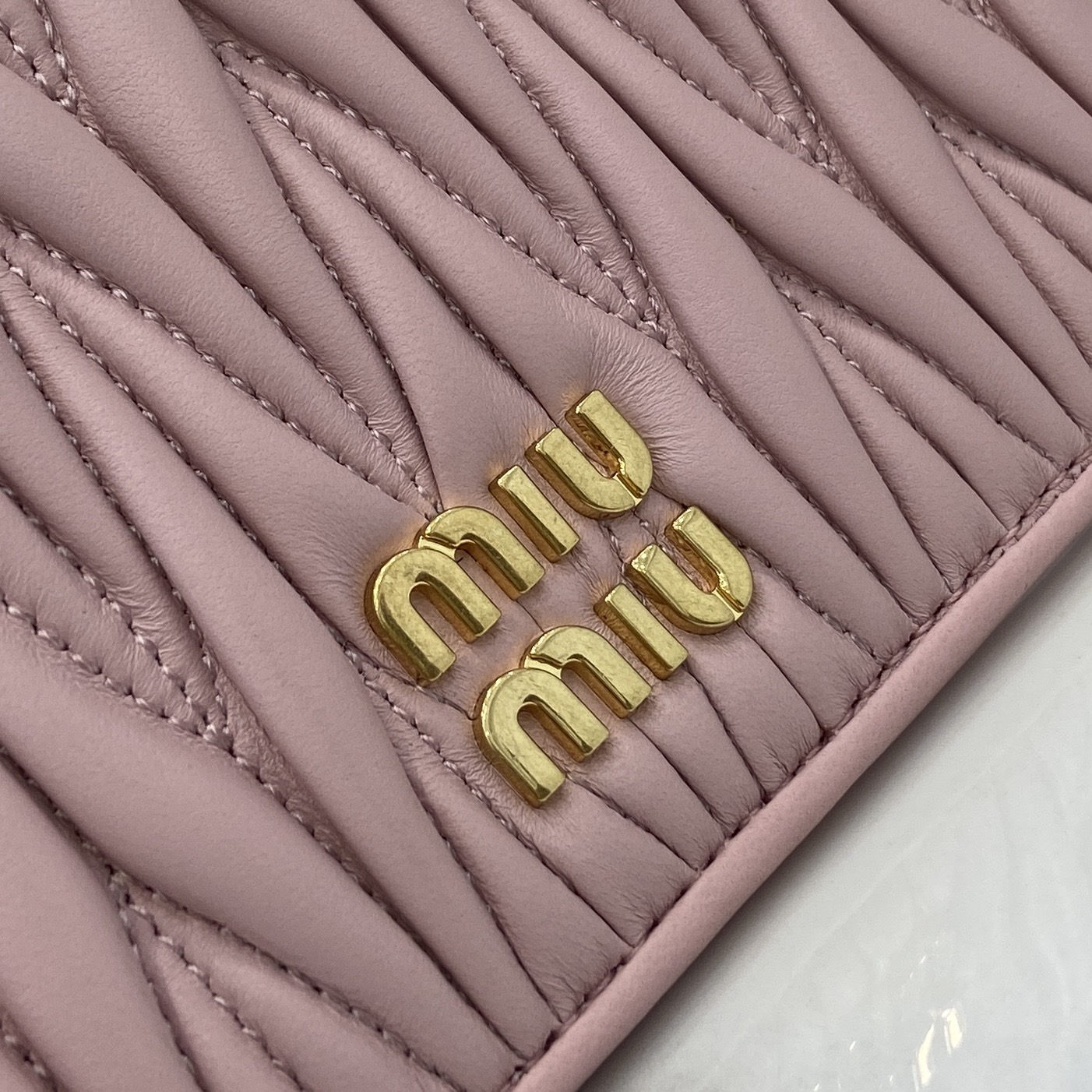 Miu Miu Matelasse Lambskin Leather Pocket Wallet Card Holder - Pink 6 i1749277152460 7717 0 4