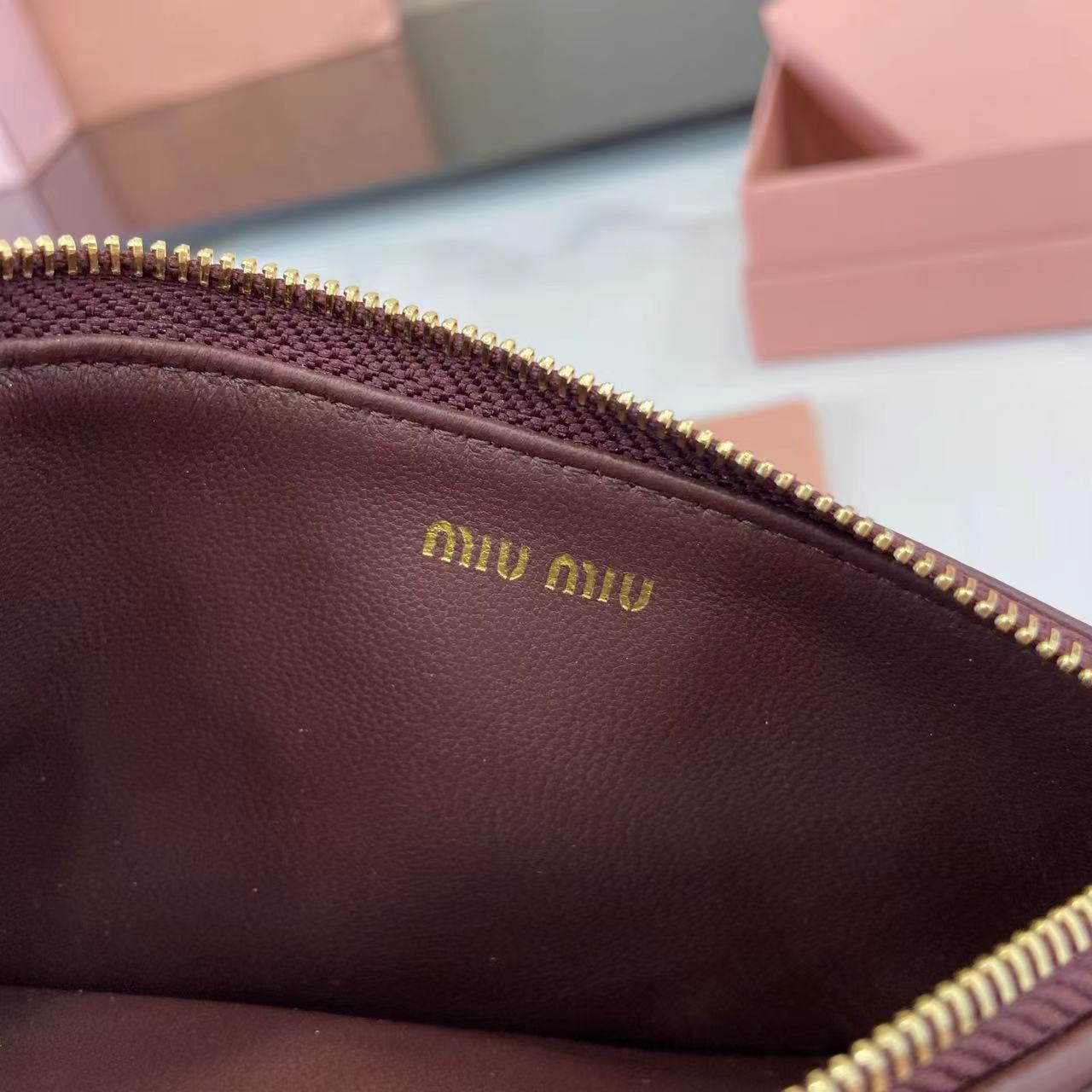 Miu Miu Matelassé Leather Pocket Wallet Card Holder - Heatherwood 10 i1749277251905 9700 0 8