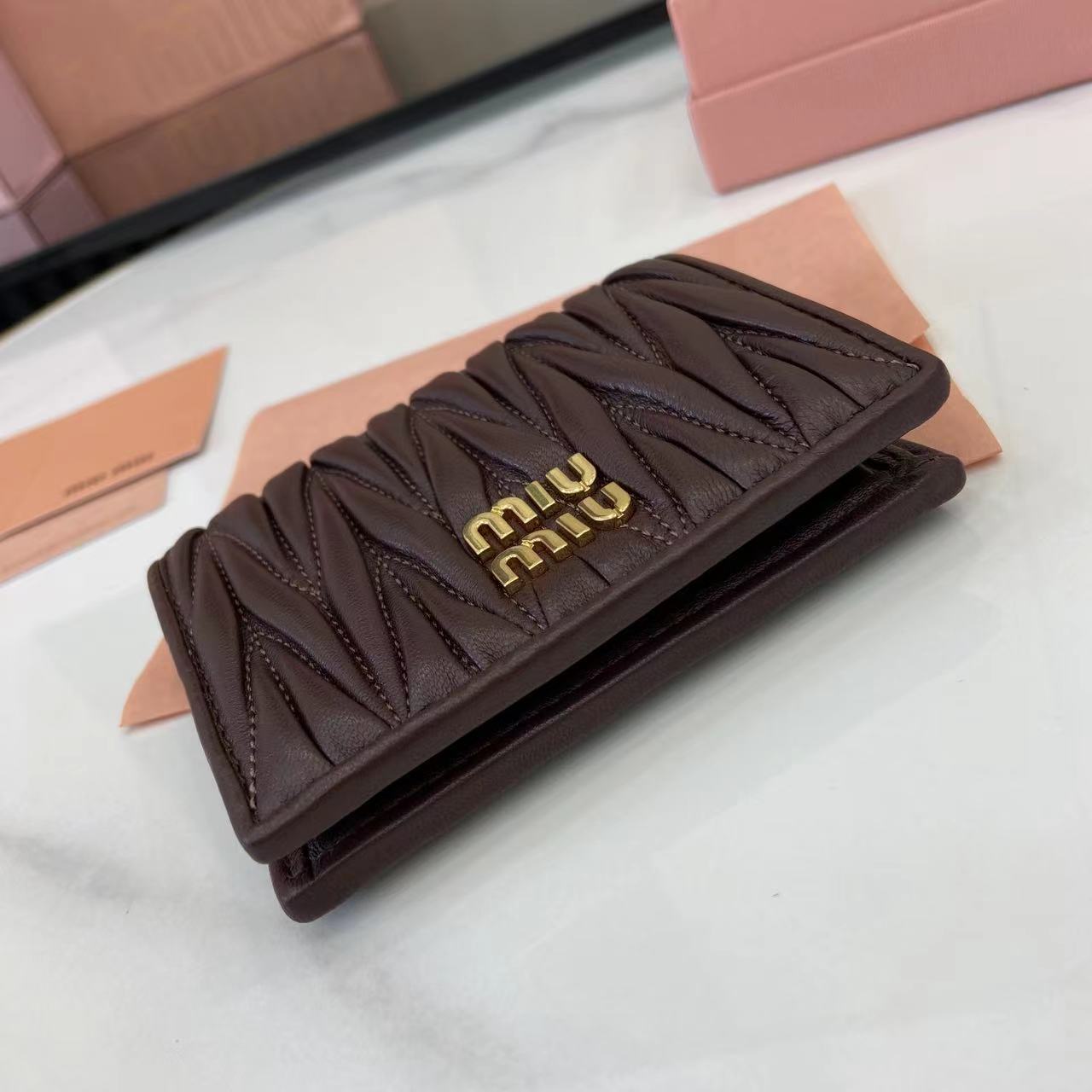Pocket Wallet Small Leather Bifold Clutch with Snap Closure-Compact & Stylish 5 i1749277302244 7620 0 3