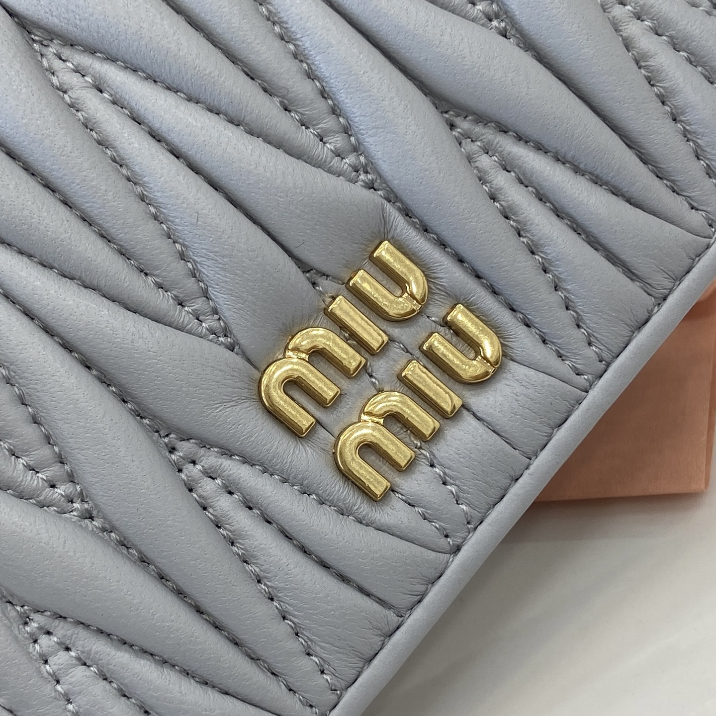 Pocket Wallet Lambskin Leather Small Wallet Coin Purse Card Holder-Light Grey 6 i1749277346999 2559 0 4