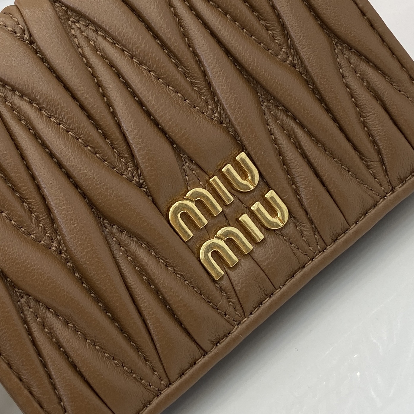 Pocket Wallet Small Clutch Genuine Leather Card Holder 5MV205294 Caramel 6 i1749277362552 2166 0 4