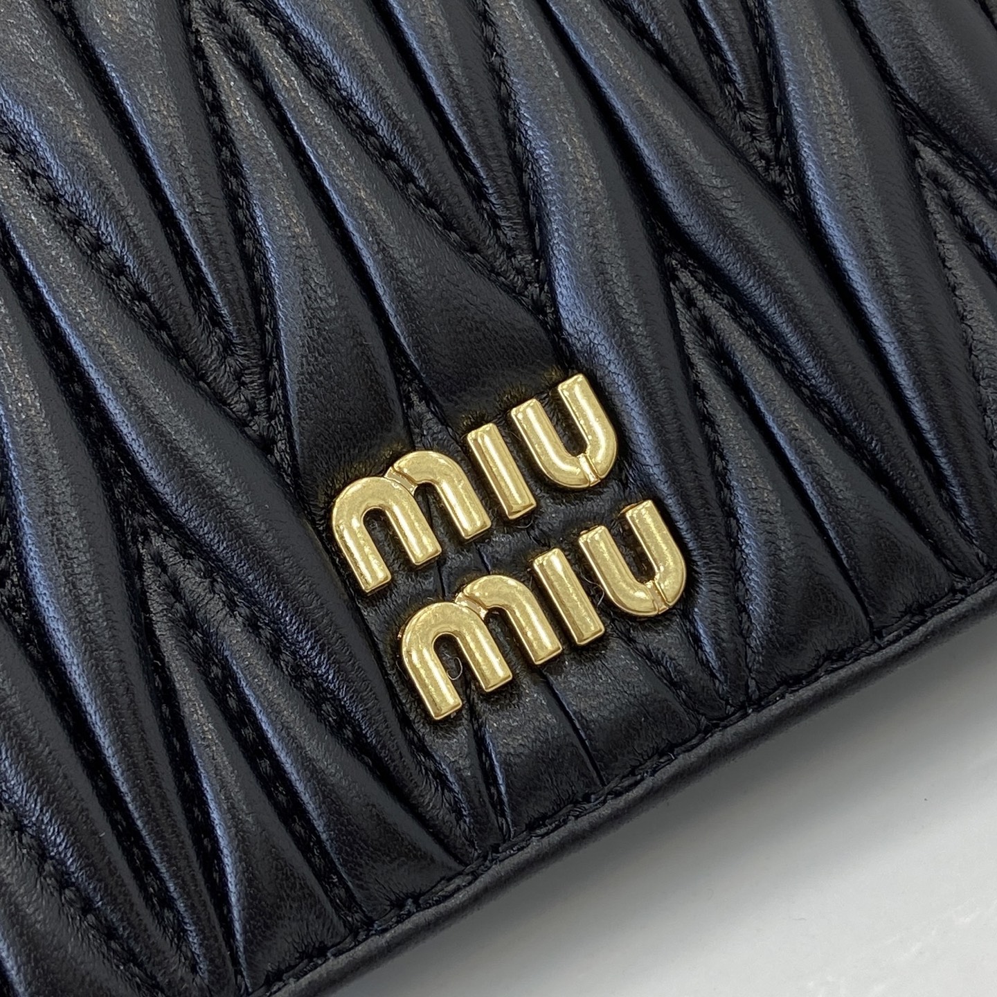 Pocket Wallet Lambskin Leather Small Wallet Card Holder - Black Embroidered 6 i1749277377309 2169 0 4