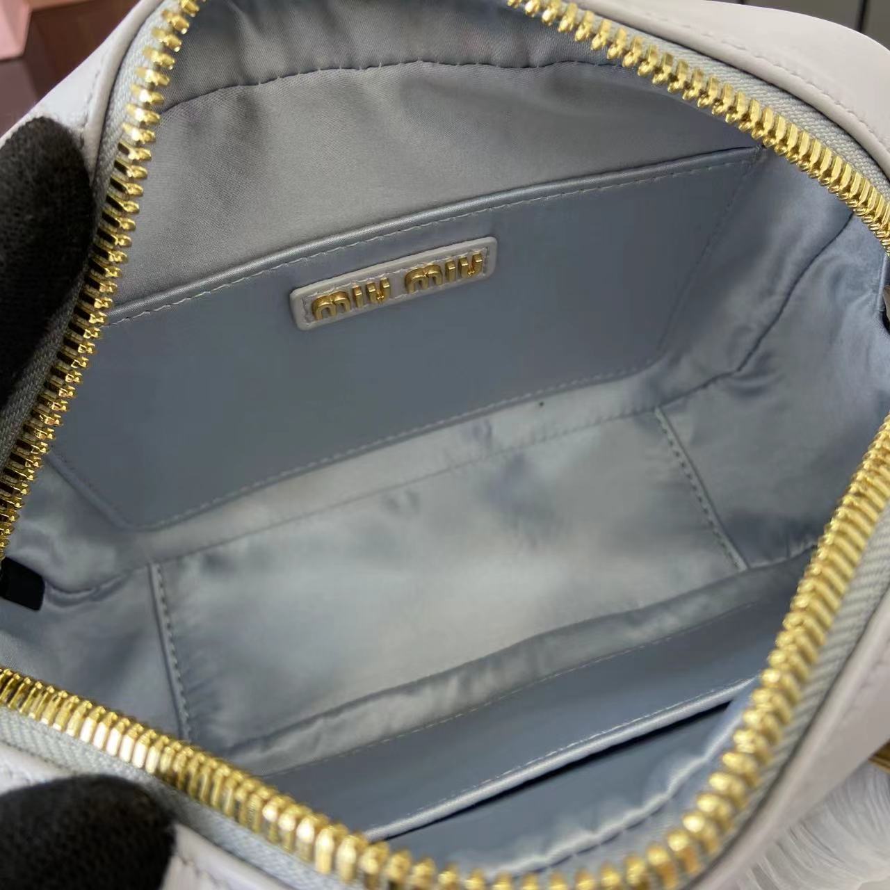 Miu Miu Arcadia Matelassé Leather Bowling Bag - Light Pink & Pearl Gray 9 i1749623826389 5494 0 7