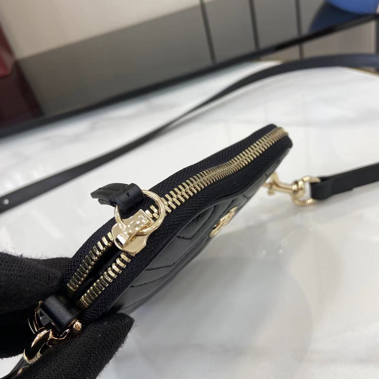 Gucci Marmont Mini Heart Bag - Black Leather, Gold Hardware, Compact Design 8 i1750580679128 9249 0 6