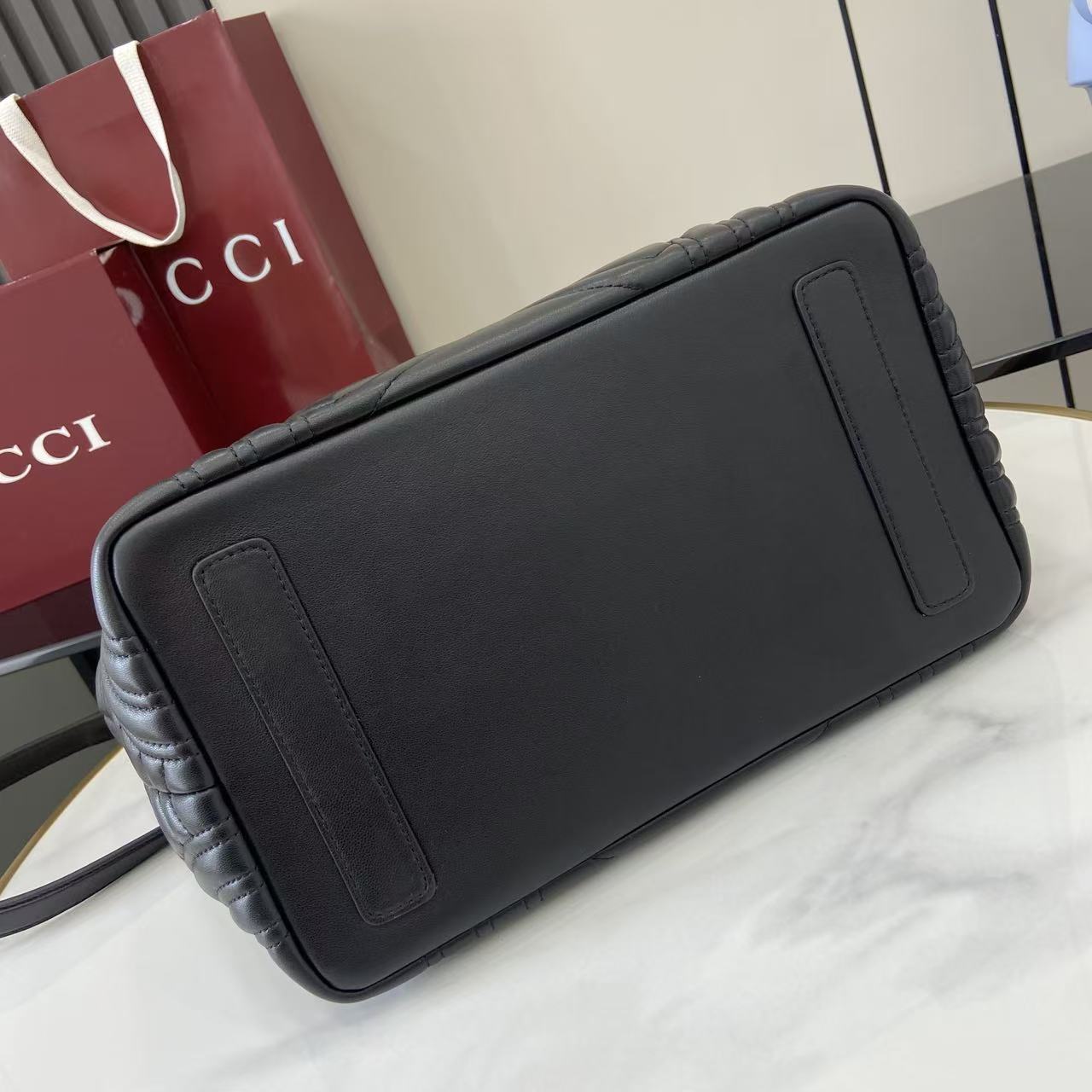 Gucci Marmont Black Leather Tote Bag with Chain Strap - Versatile Design 5 i1755852894782 9691 0 3