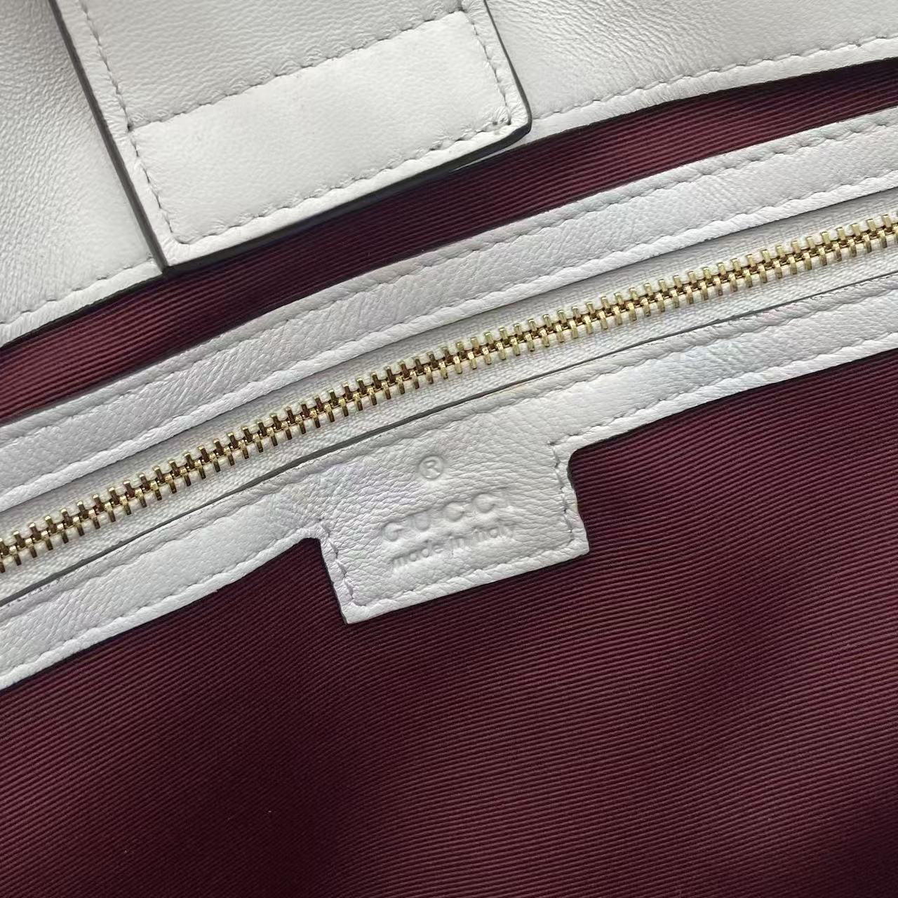 Gucci Marmont White Leather Tote Bag with Chain Strap - Versatile Design 10 i1755852938328 1701 0 8