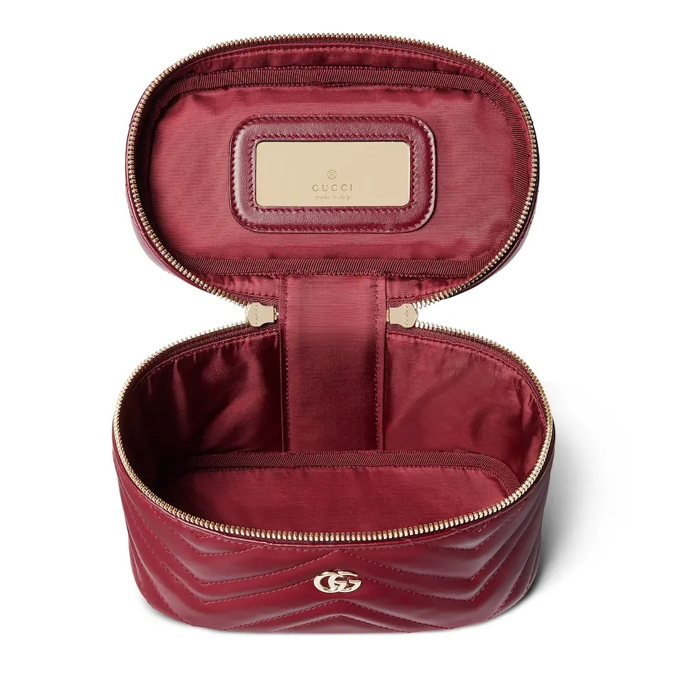 Gucci Marmont Chain Cosmetic Case in Rosso Ancora Leather with GG Logo 7 i1755937995660 8460 0 6