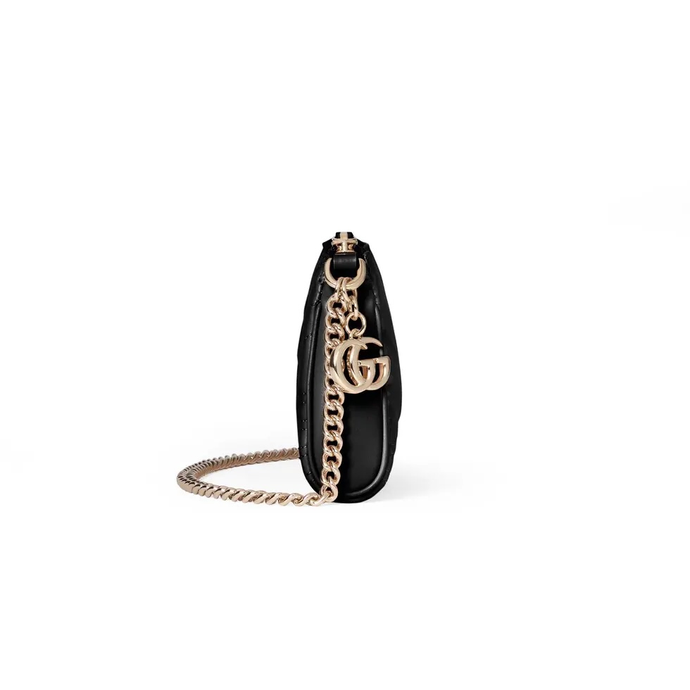 Gucci Marmont Small Shoulder Bag - Black Quilted Leather with Chain Strap 8 i1756531241439 4597 0 6