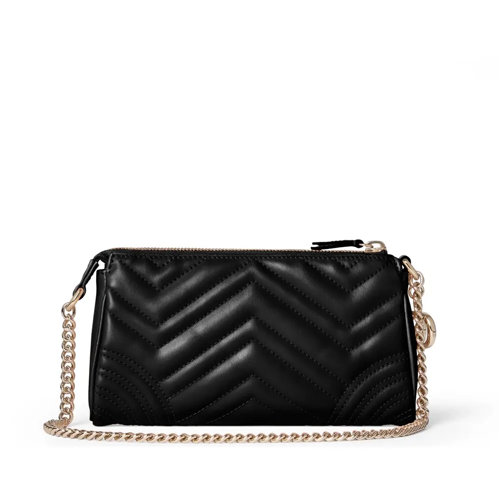 Gucci Marmont Small Shoulder Bag - Black Quilted Leather with Chain Strap 7 i1756531241439 707 0 5
