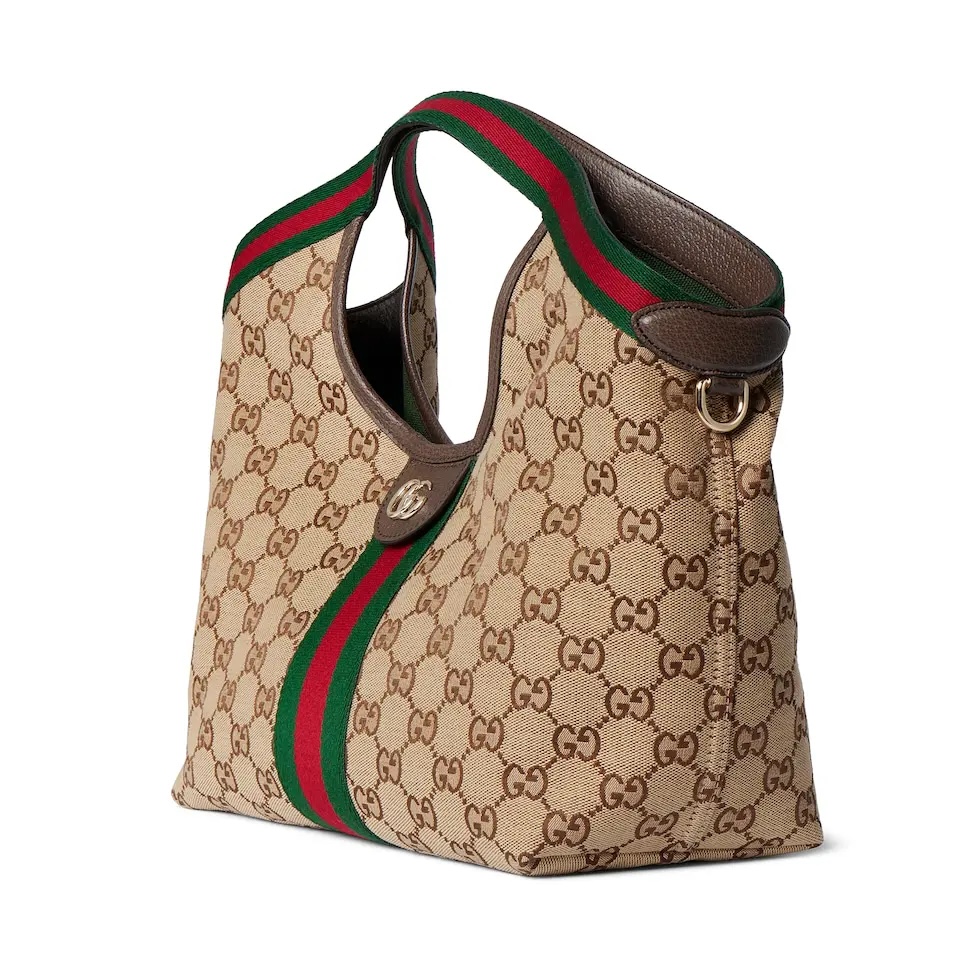 Gucci Giglio Small Tote Bag Beige and Brown GG Canvas with Web Trim 2 i1756967961528 1979 0 1