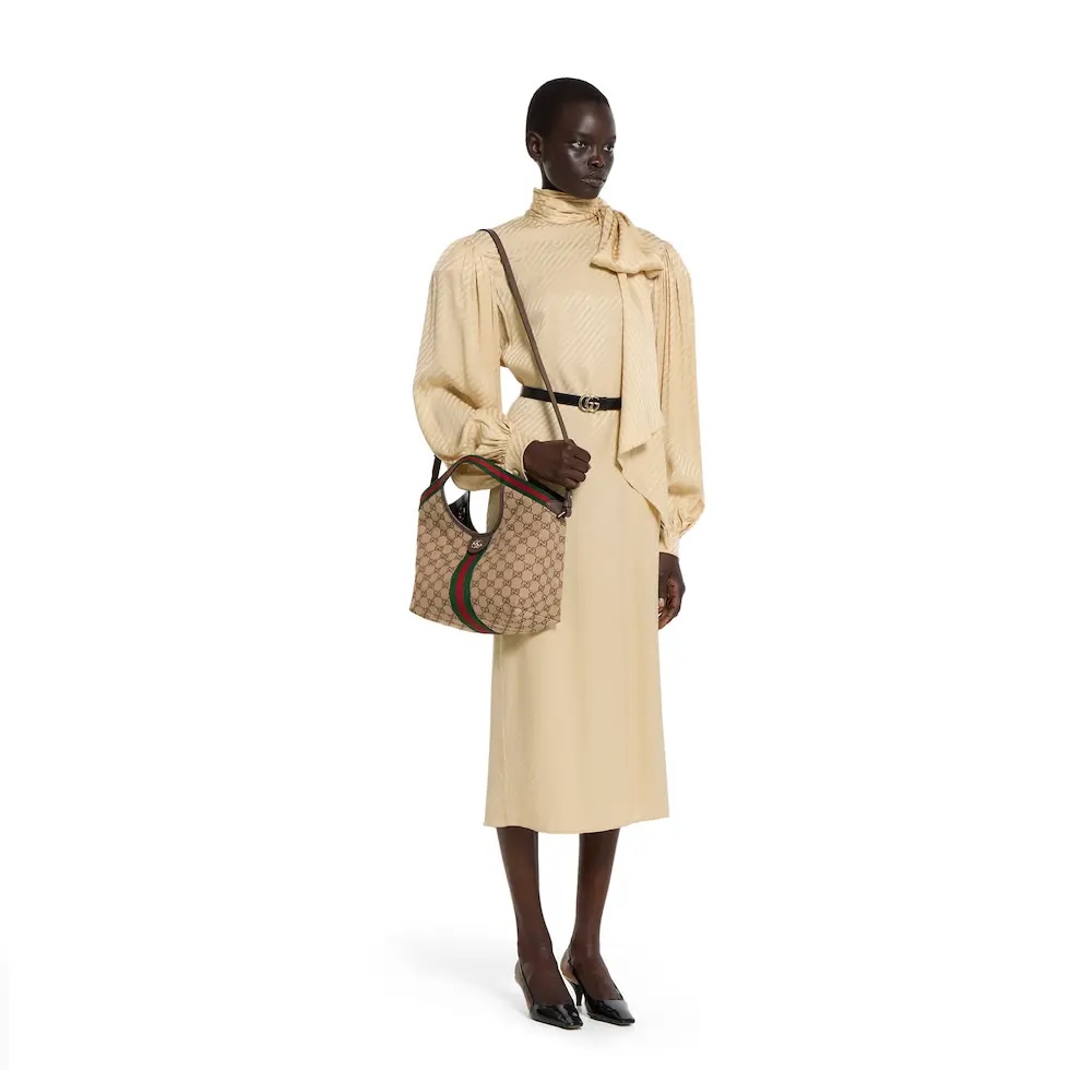 Gucci Giglio Small Tote Bag Beige and Brown GG Canvas with Web Trim 4 i1756967967097 2518 0 3