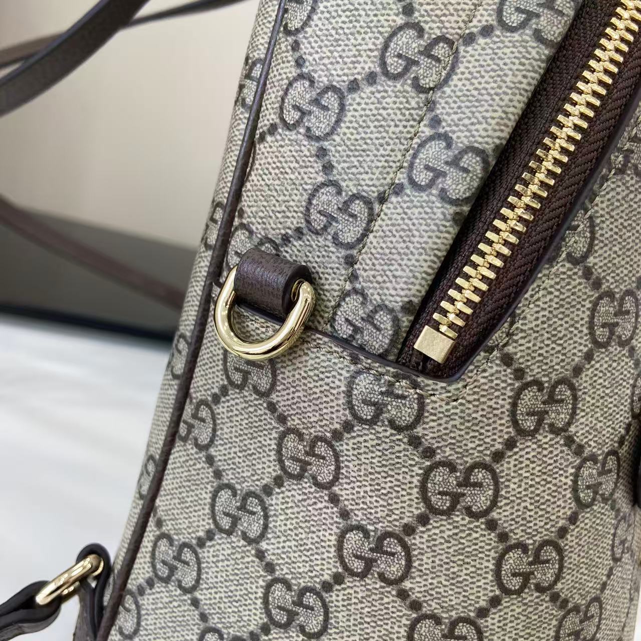 Gucci Ophidia GG Supreme Mini Backpack Beige/Brown Leather Trim 13 i1757138878892 4016 0 11