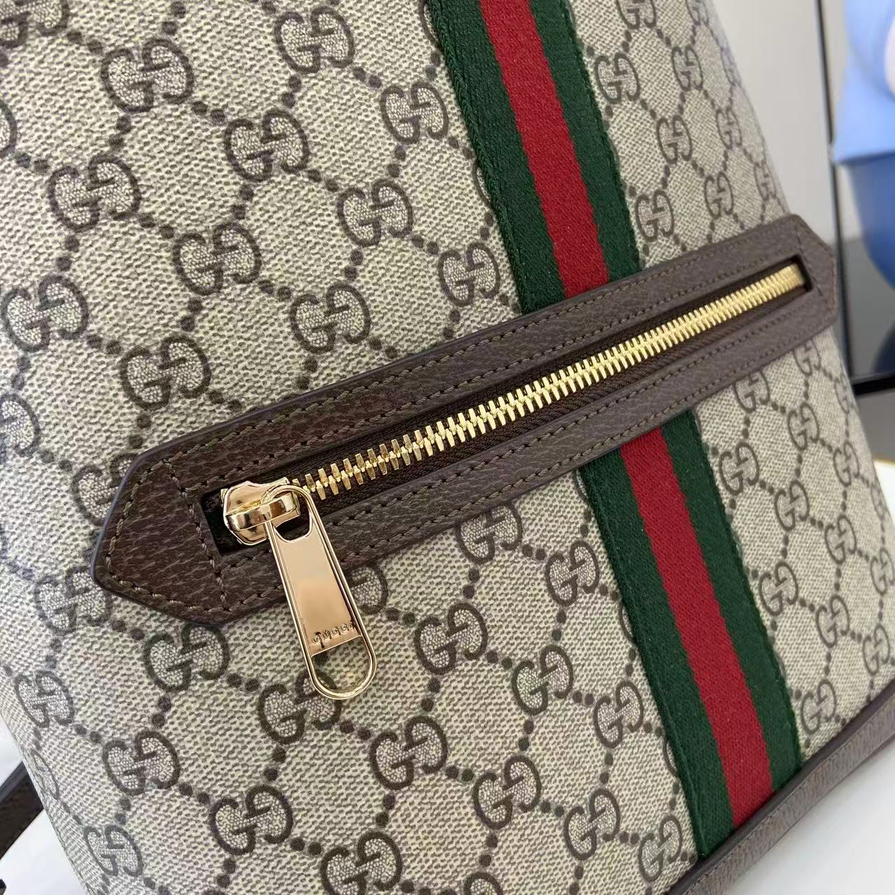 Gucci Ophidia GG Supreme Mini Backpack Beige/Brown Leather Trim 6 i1757138879904 8265 0 4