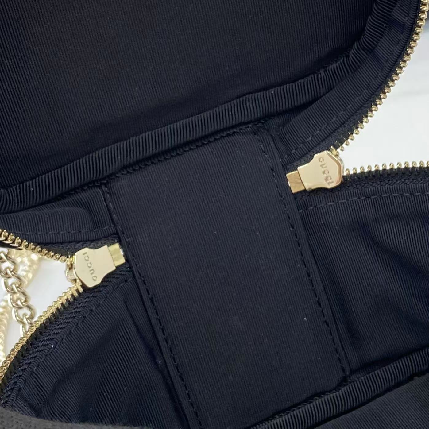 Gucci Marmont Chain Cosmetic Bag - Black Quilted Leather, 15cm 9 i1757575850621 308 0 7