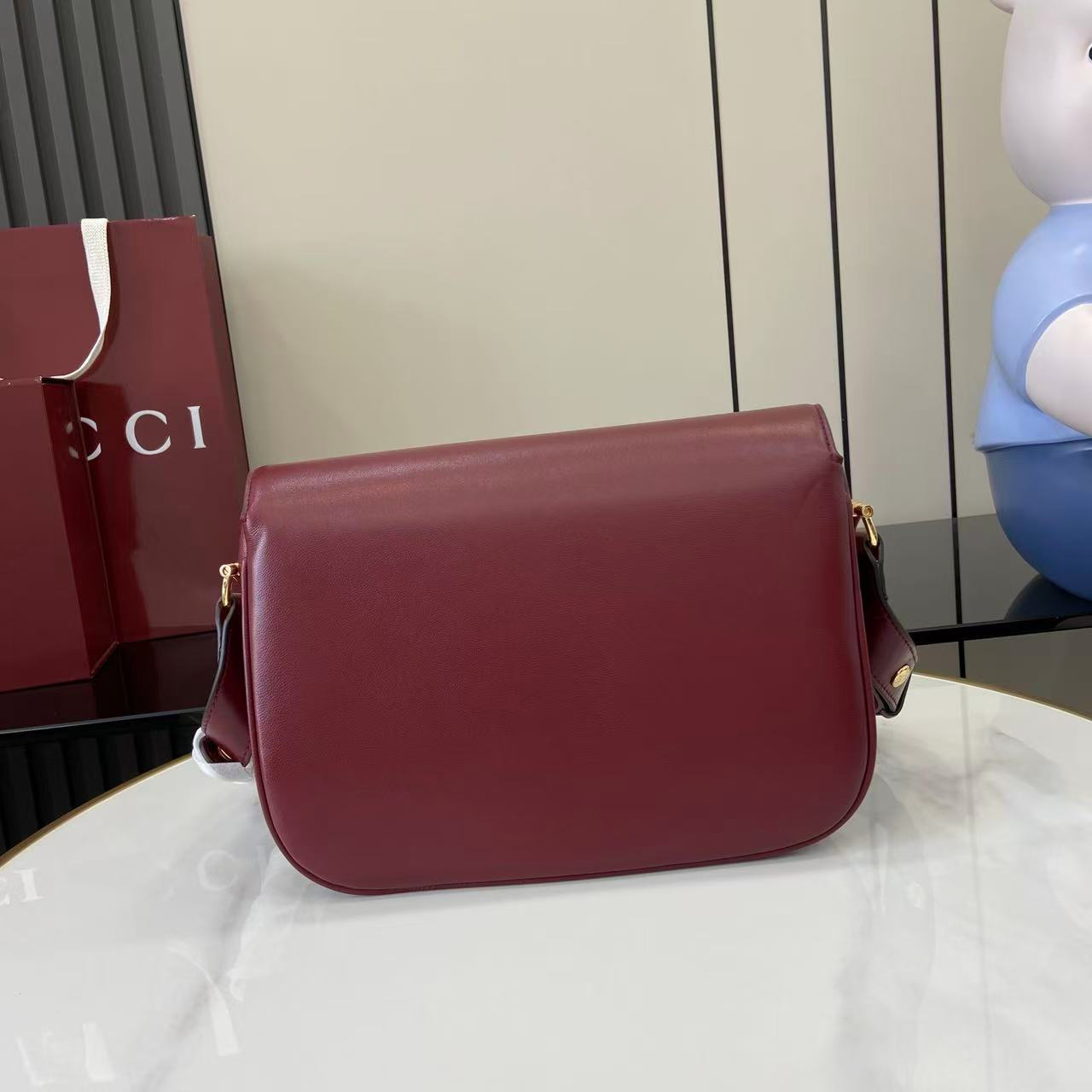 Gucci Horsebit 1955 Red Leather Shoulder Bag - Elegant & Timeless Design 4 i1760528112631 5916 0 2