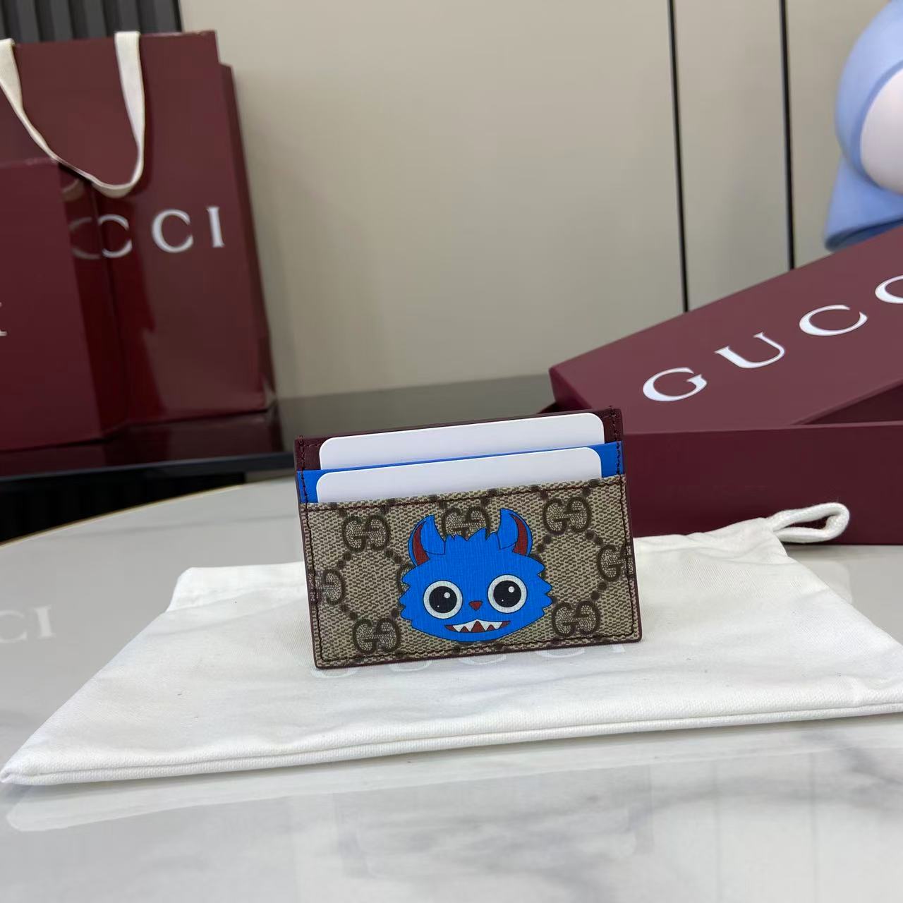 Картхолдер Gucci с принтом