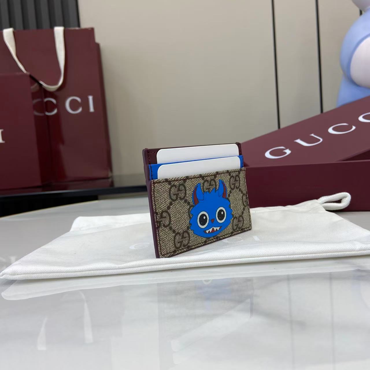 Картхолдер Gucci с принтом