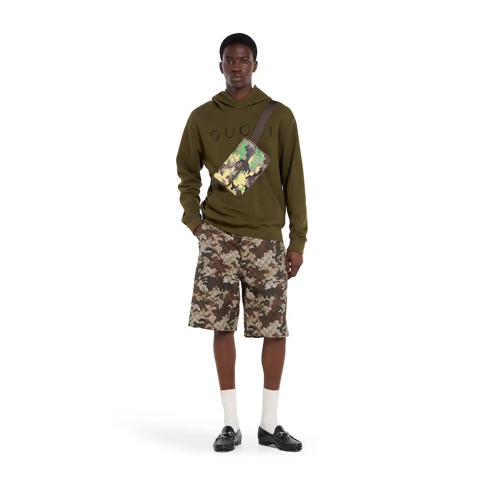 Gucci Marbled GG monogram camouflage crossbody