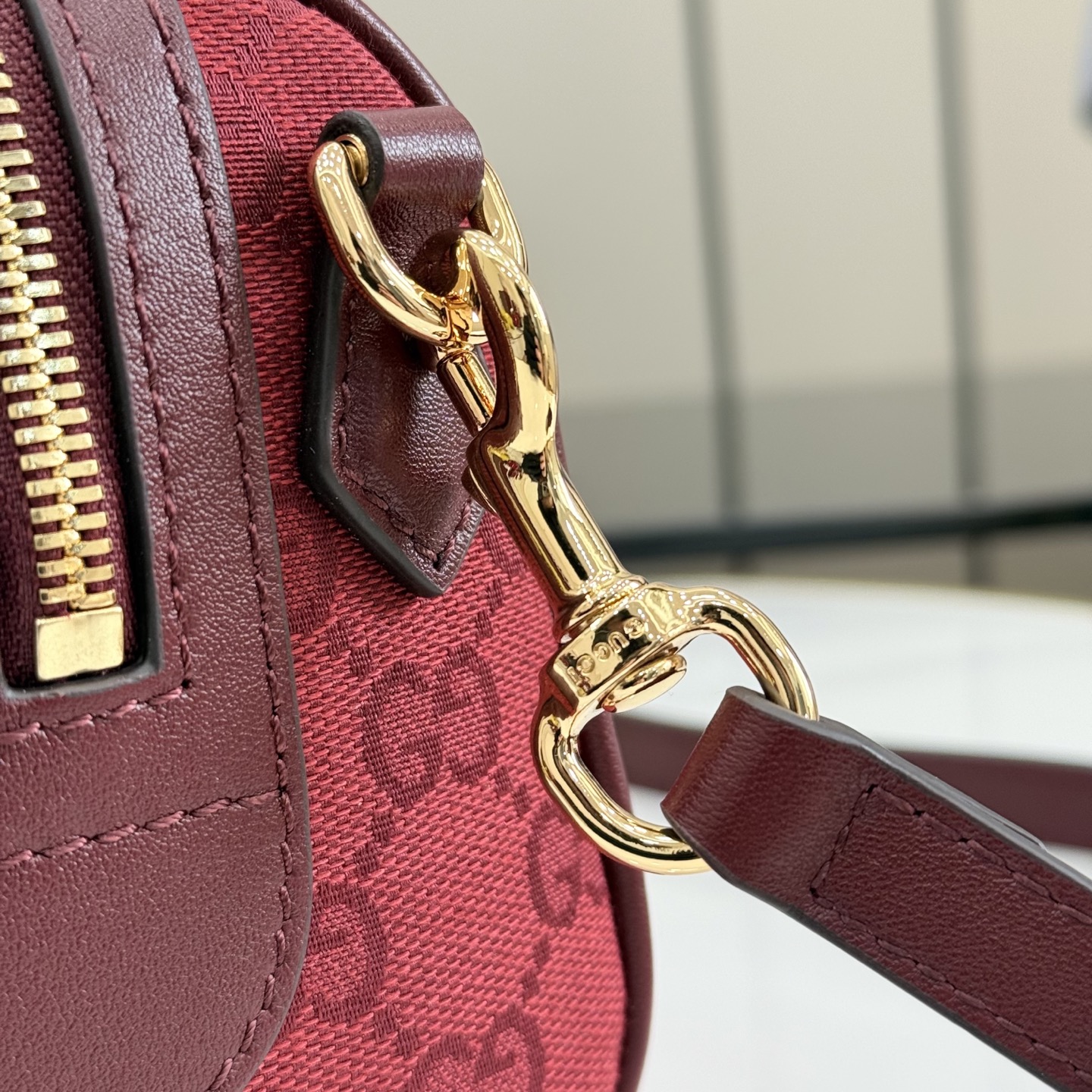Gucci Ophidia系列以标志性条纹织带与浅金色调双G标识致敬品牌传承