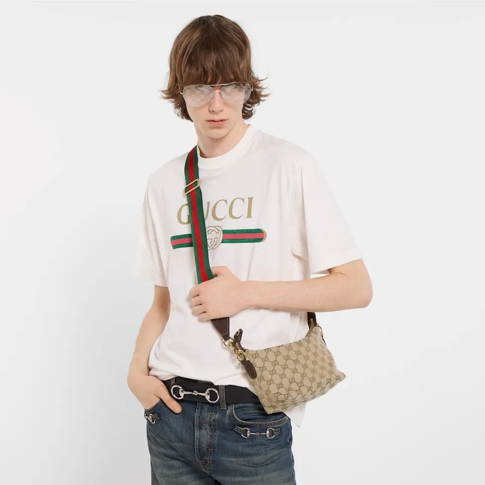 Gucci Brera Beige GG canvas shoulder everyday
