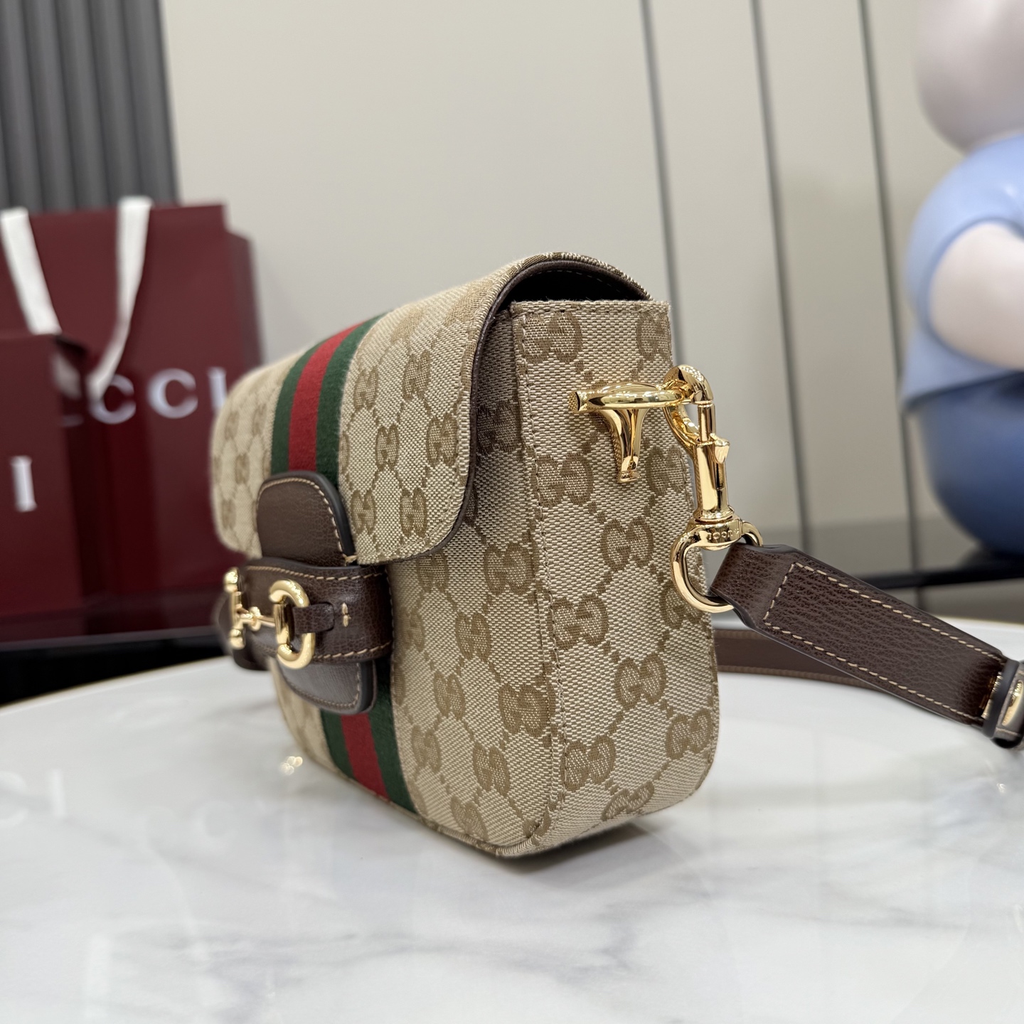 Gucci 2026春夏系列全新上市 Gucci Horsebit 1955 系列手袋以柔软流畅的廓形演绎