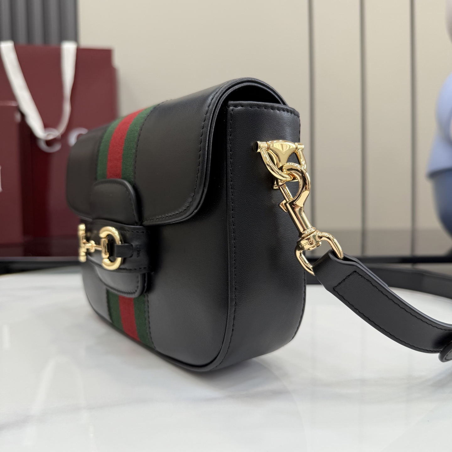 Gucci 2026春夏系列全新上市 Gucci Horsebit 1955 系列手袋以柔软流畅的廓形演绎