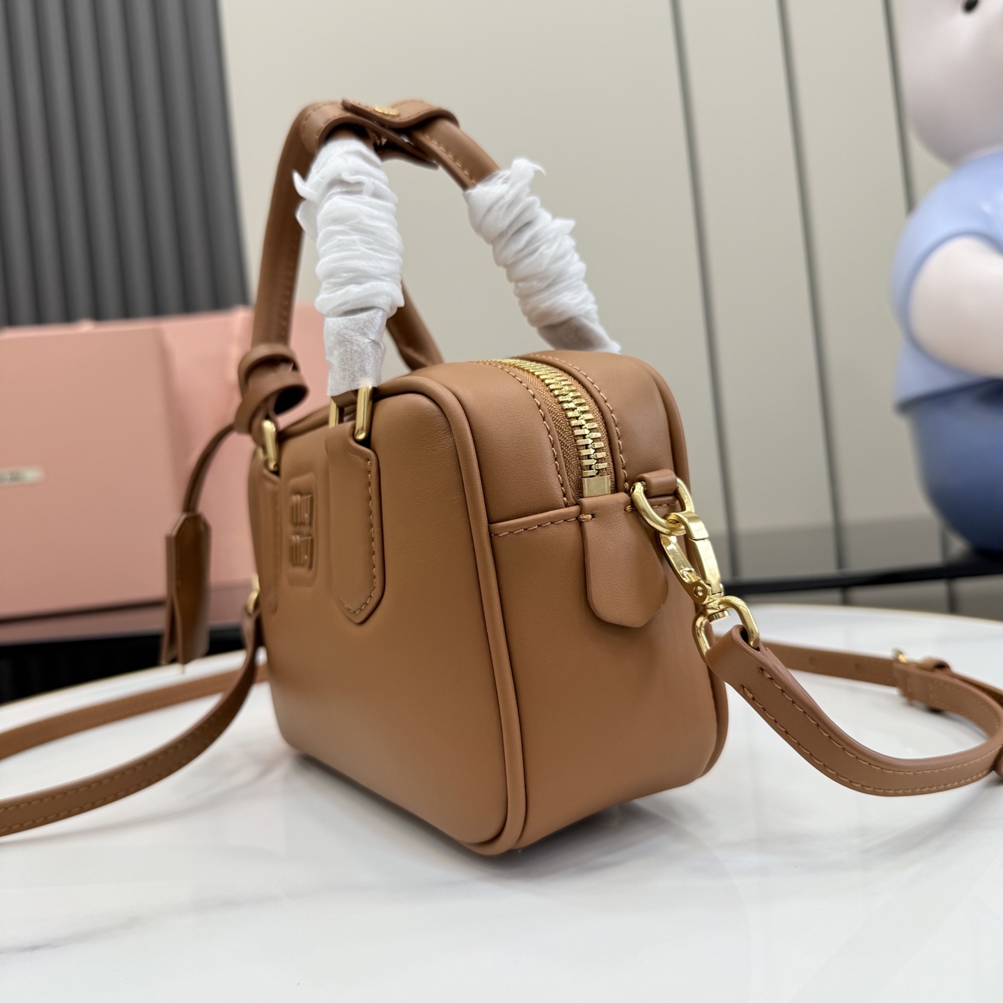Сумка Miu Miu 5BB123 коричневая